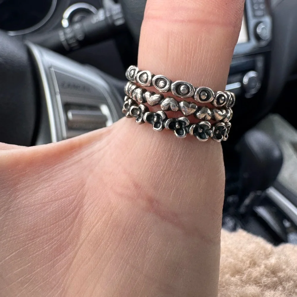Pandora ring flowers 🌺 authentic - Picture 5 of 6